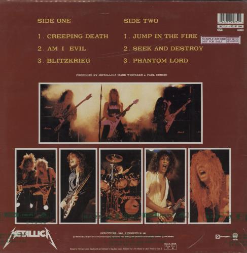 Metallica Jump In The Fire - Sealed Korean Promo 12